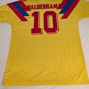 Carlos Valderrama Colombia Jersey 1990 World Cup #10